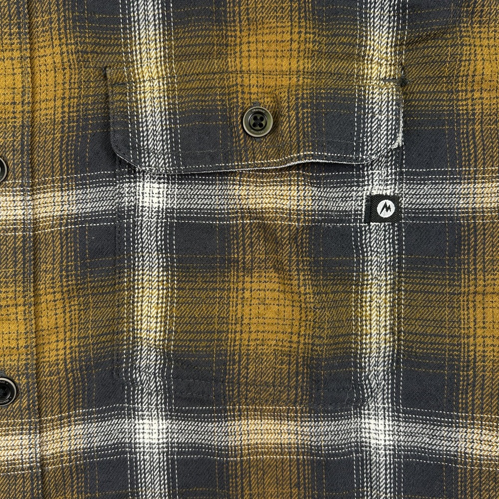 Marmot‎ Shirt Mens Medium Flannel Button-Up Plaid Workwear Outdoor - Picture 5 of 15